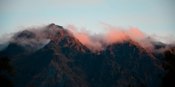 Misty mountains