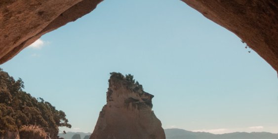 Cathedral cove, New Zealand