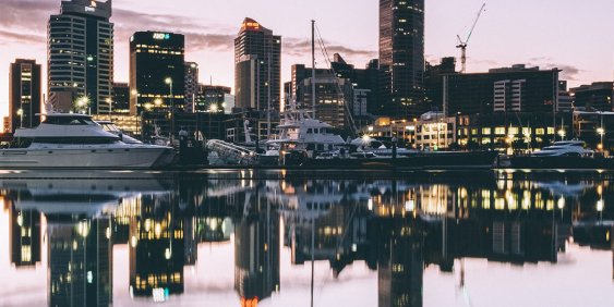 Auckland city waterfront