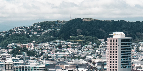 View from Wellington Cable Car Museum, New Zealand