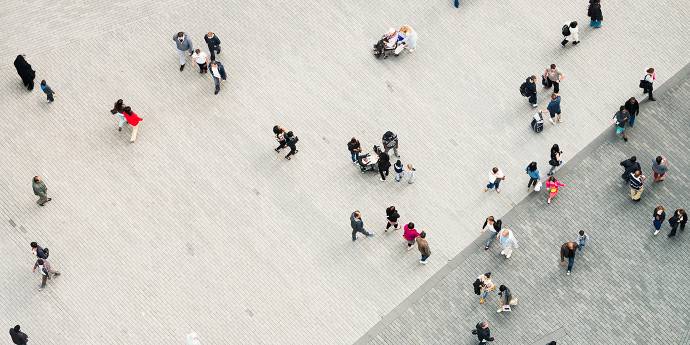  Aerial-shot-people