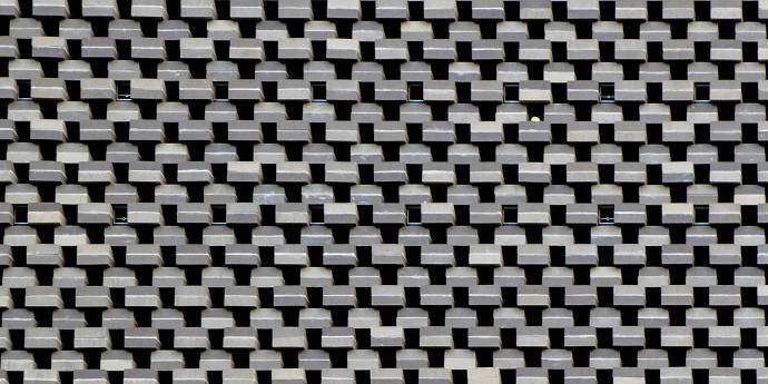 grey uniform pattern architecture