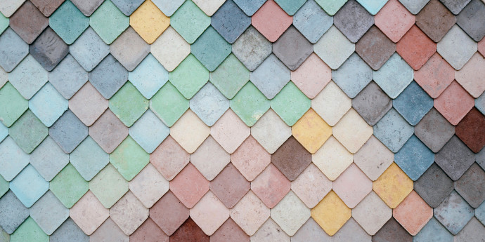 colourful mosaic pattern