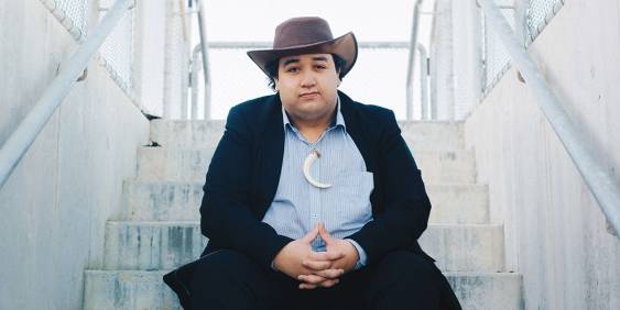 Hunaara Waerehu sitting on steps