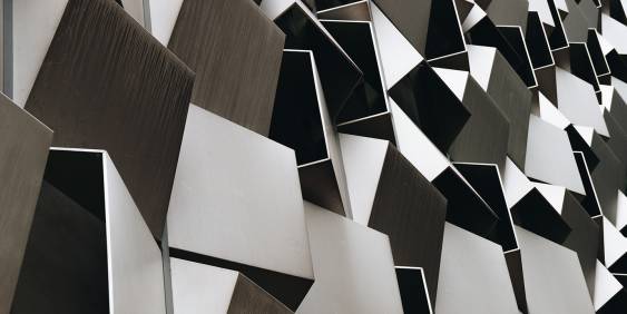 geometric metal shapes