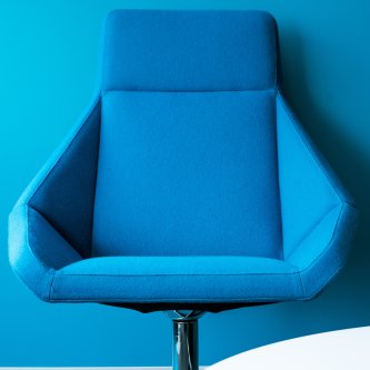 blue chair product page