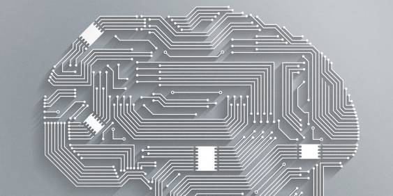 image of a brain using wires and nodes