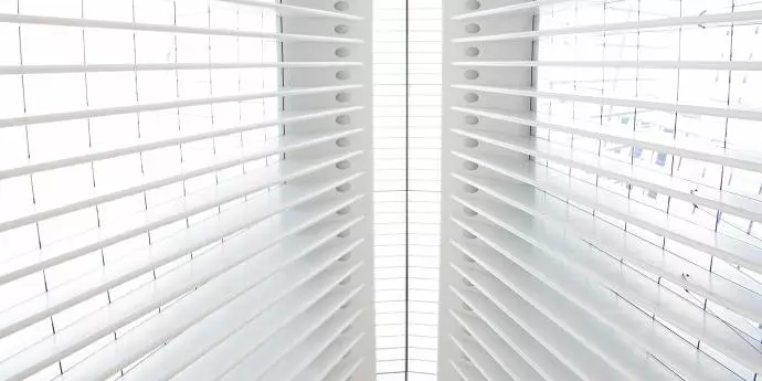 white linear frame